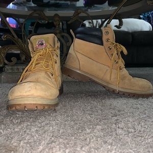 Brahma Waterproof Steel-Toed Used Boots.